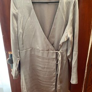 Wrap mini dress